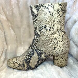 Free People Size EU 39 Snakeskin Boots